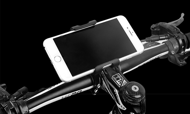 Hliníkový držiak na mobil na bicykel a motorku.